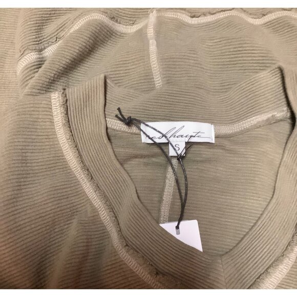 Red Haute Olive Green Waffle Knit Top -- THUMBHOLE -- NWT - Picture 8 of 8